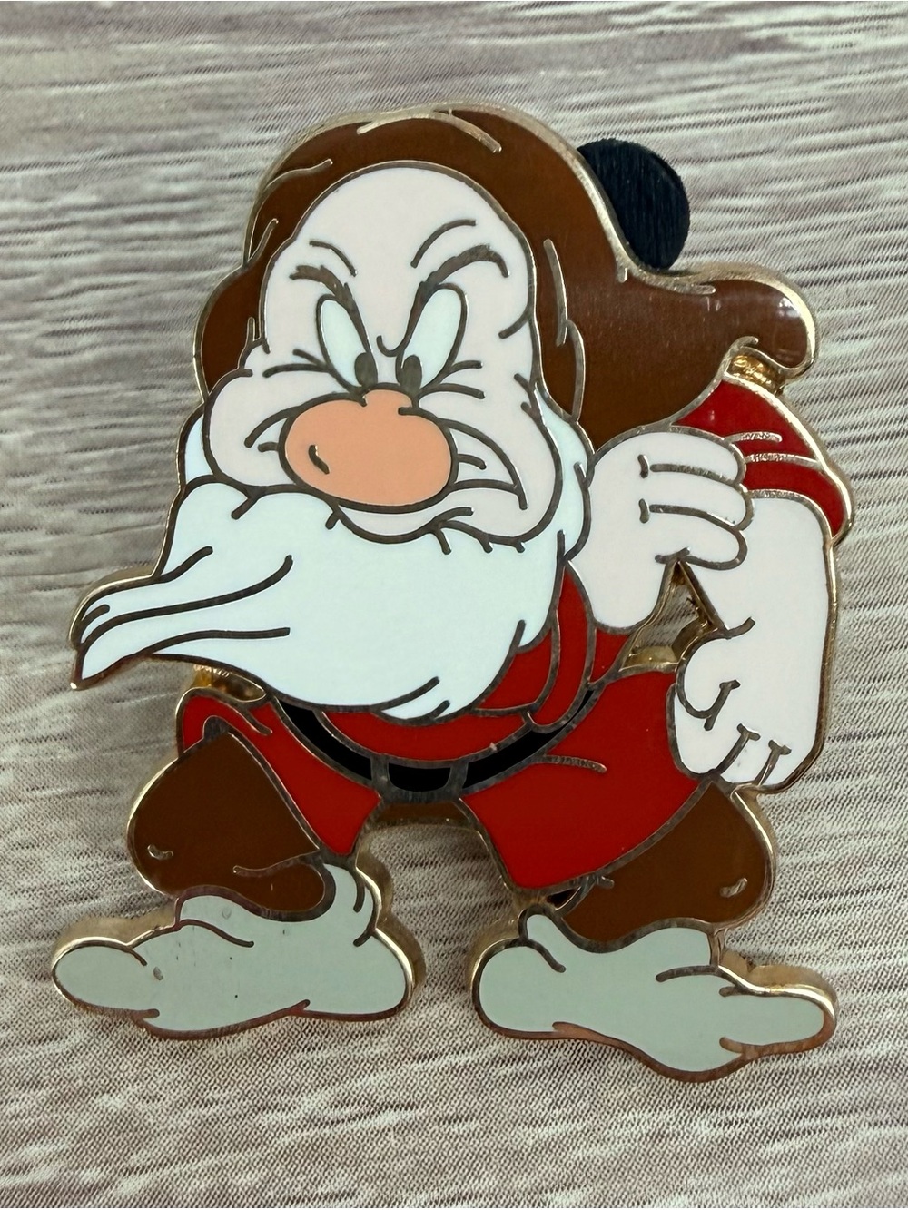 Disney Pin Grumpy Dwarf Snow White 2008 Official Trading Pin Retired Collectible